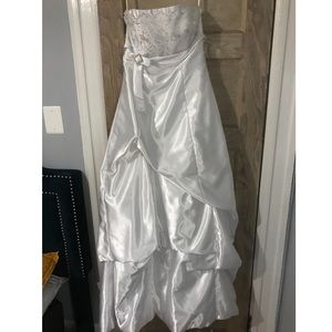 Embellished Strapless Gown